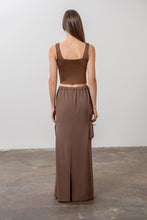 Load image into Gallery viewer, Going Places Mocha Skirt
