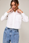 Elevated Essentials- The Classic Crop Button Down