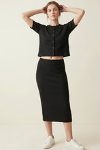 Load image into Gallery viewer, At My Level Knit Set in Black

