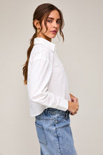 Load image into Gallery viewer, Elevated Essentials- The Classic Crop Button Down
