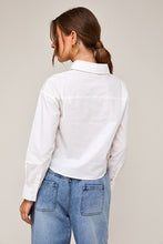 Load image into Gallery viewer, Elevated Essentials- The Classic Crop Button Down
