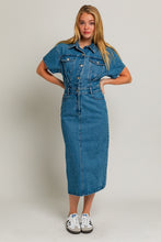 Load image into Gallery viewer, All You Need Denim Dress
