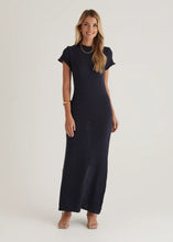 Load image into Gallery viewer, All the Angles Knit Navy Dress
