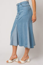 Load image into Gallery viewer, Blue Without You Denim Skirt
