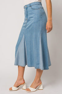 Blue Without You Denim Skirt