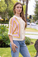 Load image into Gallery viewer, Hidden Treasure Crochet Top
