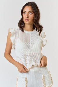 Chloé Femme Knit Set in White