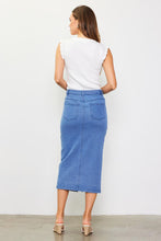 Load image into Gallery viewer, Just Between Us Denim Midi Skirt
