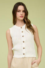 Load image into Gallery viewer, Elevated Essentials-In Just a Minute Knit Vest

