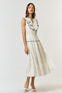 Moonlight Whisper Midi Dress