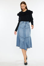 Load image into Gallery viewer, Let It Flow Denim Skirt
