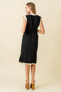 Monochrome Melody Dress