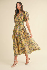 Joyful Bloom Midi Dress