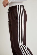 Load image into Gallery viewer, Sporty &amp; Sweet Brown Track Pants
