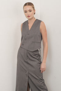 Lumine Tailored Set in Grey