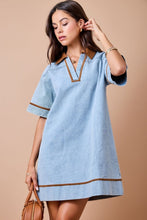 Load image into Gallery viewer, Winning Combo Denim Mix Dress
