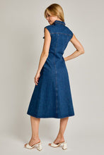 Load image into Gallery viewer, Dare to Denim Cinched Dress
