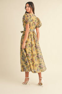 Joyful Bloom Midi Dress