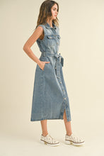 Load image into Gallery viewer, Blue Jean Babe Midi Dress
