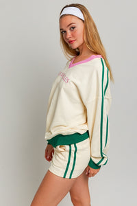 L.A. Track Sporty Chic Sweatshirt