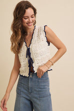 Load image into Gallery viewer, Sweet Serenade Crochet Vest
