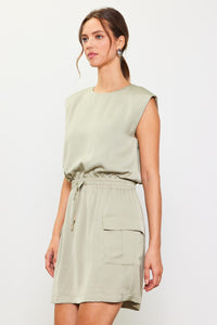 World View Cargo Dress in Sage