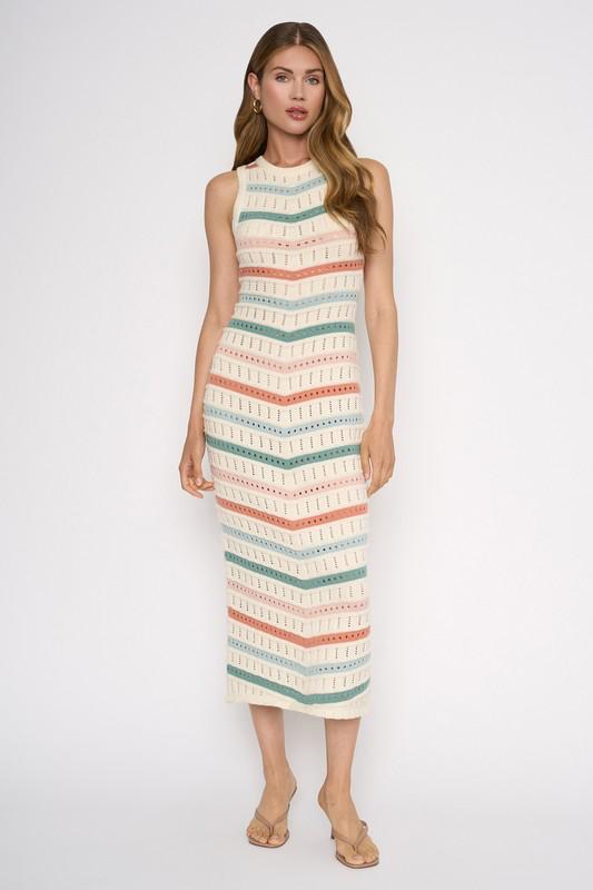 Between Now and Then Crochet Dress