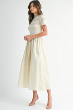 Load image into Gallery viewer, Take a Little Time Mixed Dress
