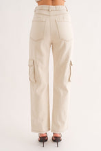 Load image into Gallery viewer, Tayla Ecrú Cargo Pants
