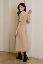 Load image into Gallery viewer, Cross Your Mind Mixed Dress
