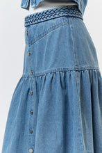 Load image into Gallery viewer, Ulla Braided Denim Set
