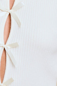 Flirty Hint Bow Sweater