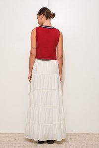 Call It Fate Tiered Maxi Skirt