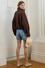 Load image into Gallery viewer, First Class Brown Dot Windbreaker
