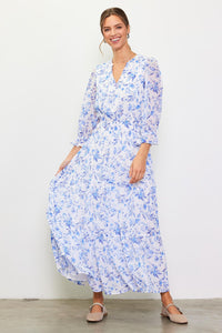 Milos Floral Maxi Dress