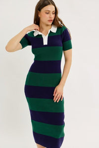 Always First Knit Polo Dress