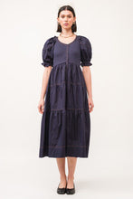 Load image into Gallery viewer, Kora Navy Midi Dress
