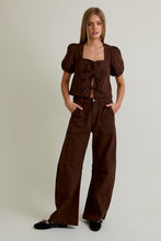 Load image into Gallery viewer, Got That Fall Feeling Bow Top
