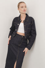 Load image into Gallery viewer, Annina Dark Denim Jacket
