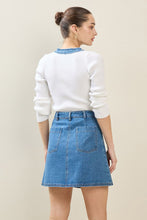 Load image into Gallery viewer, No Comparison Denim Mix Sweater
