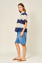 Load image into Gallery viewer, Making Moves Lace Polo Top
