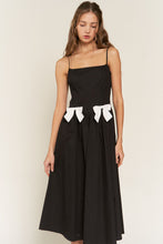 Load image into Gallery viewer, Flirty Affair Bow Midi Dress
