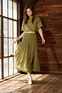 Marais Olive Balloon Top