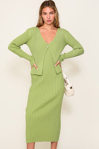 She’s an It Girl Lime Combo Dress