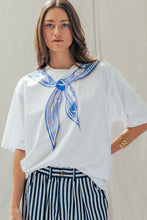 Load image into Gallery viewer, Sail Away Scarf Tee
