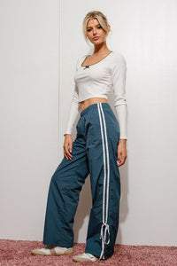 Sporty Coquette Track Pants