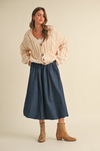 Load image into Gallery viewer, Sweet on You Bubble Denim Skirt
