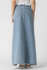 Blues with You Denim Maxi Skirt