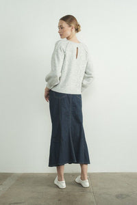 Radiant Rhythm Denim Skirt