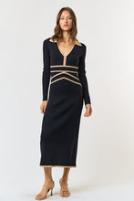 Load image into Gallery viewer, Elegant Edge Knit Dress
